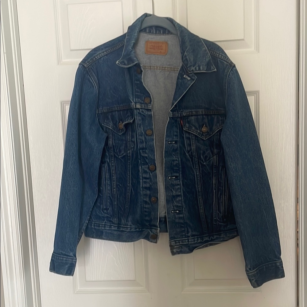 Vintage 70506 Levi's Dark Blue Denim Jacket